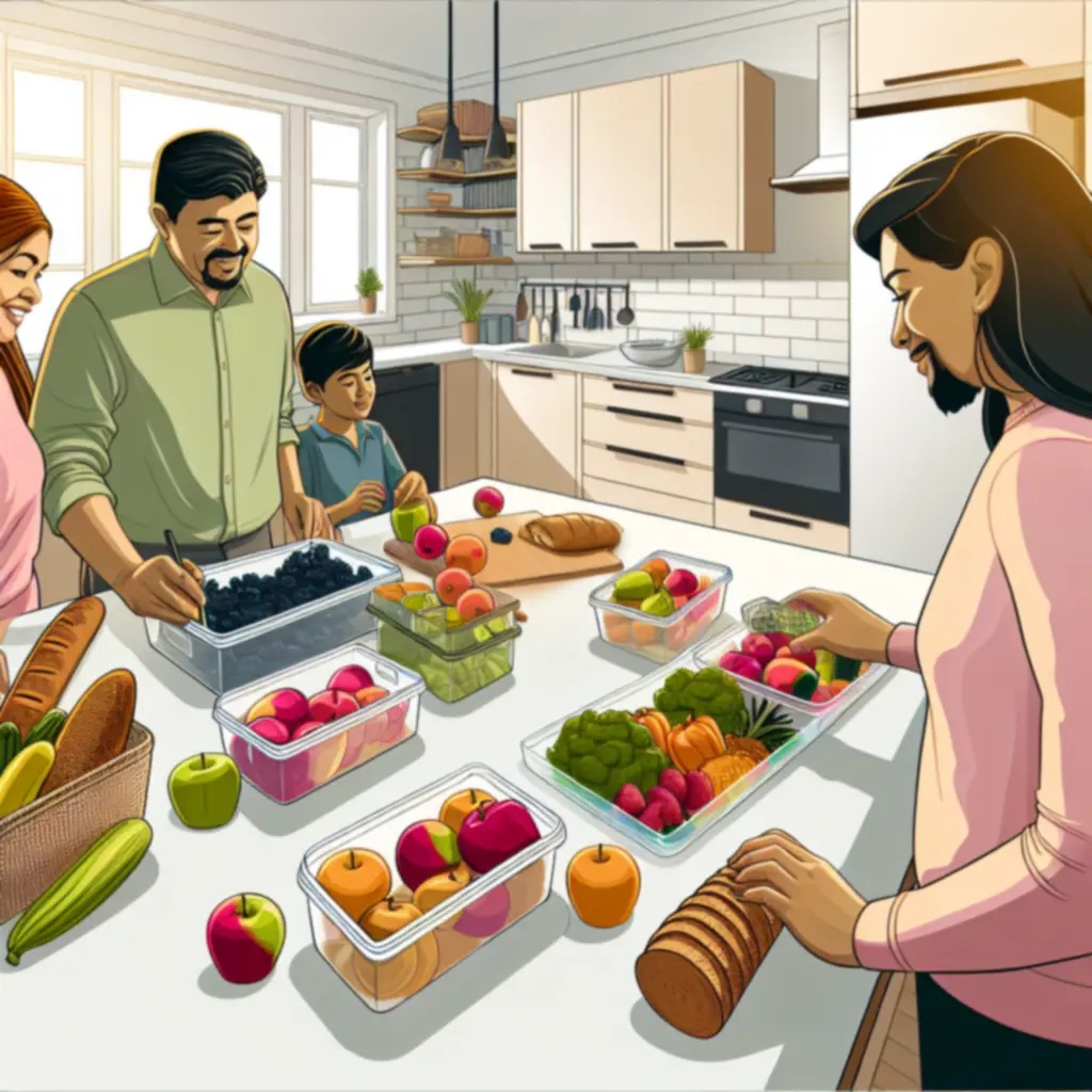 Ilustracja przedstawiająca misję Food Keep Guide związaną z przechowywaniem żywności